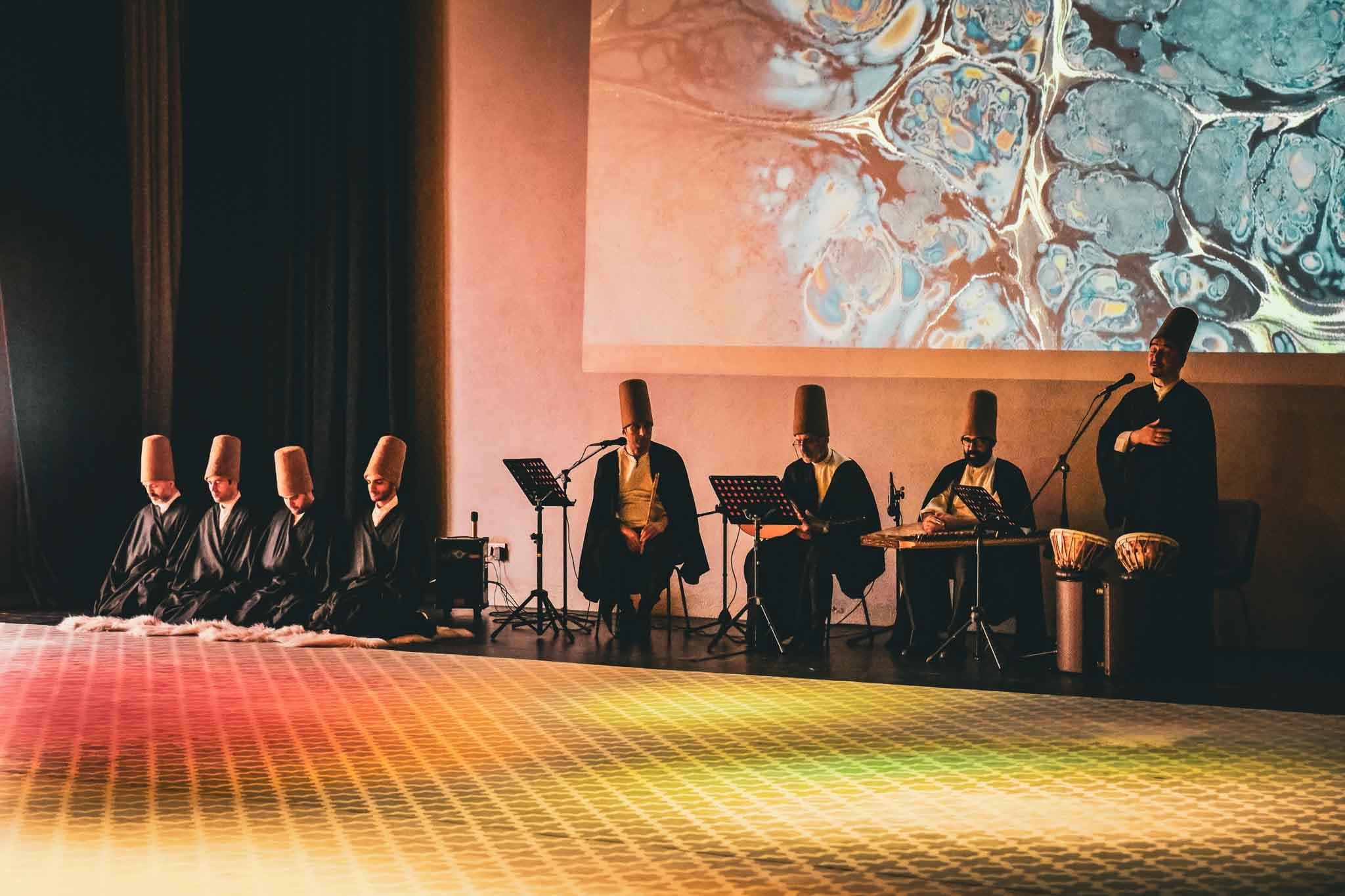 Whirling Dervish Ceremony in Istanbul - Authentic Mevlevi Sema ritual with dervishes in traditional attire